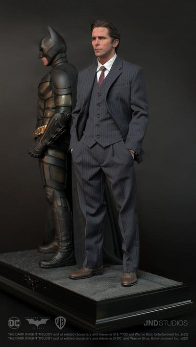 The Dark Knight - Batman Double Version 1/3 Scale Hyperreal Statue Set