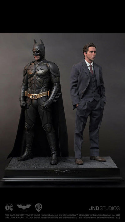 The Dark Knight - Batman Double Version 1/3 Scale Hyperreal Statue Set