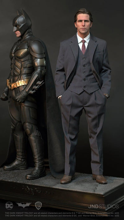 The Dark Knight - Batman Double Version 1/3 Scale Hyperreal Statue Set