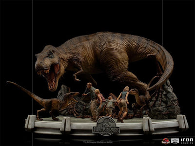 Jurassic Park - The Final Scene Demi Art Scale 1/20