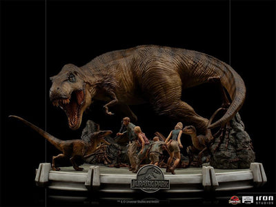 Jurassic Park - The Final Scene Demi Art Scale 1/20