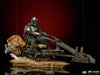 The Mandalorian on Speeder Bike Deluxe Art Scale 1/10