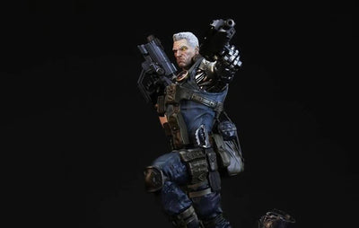Cable 1/4 Scale Statue STGCC Exclusive (DISPLAYED)
