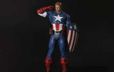Captain America Sentinel Of Liberty  Statue