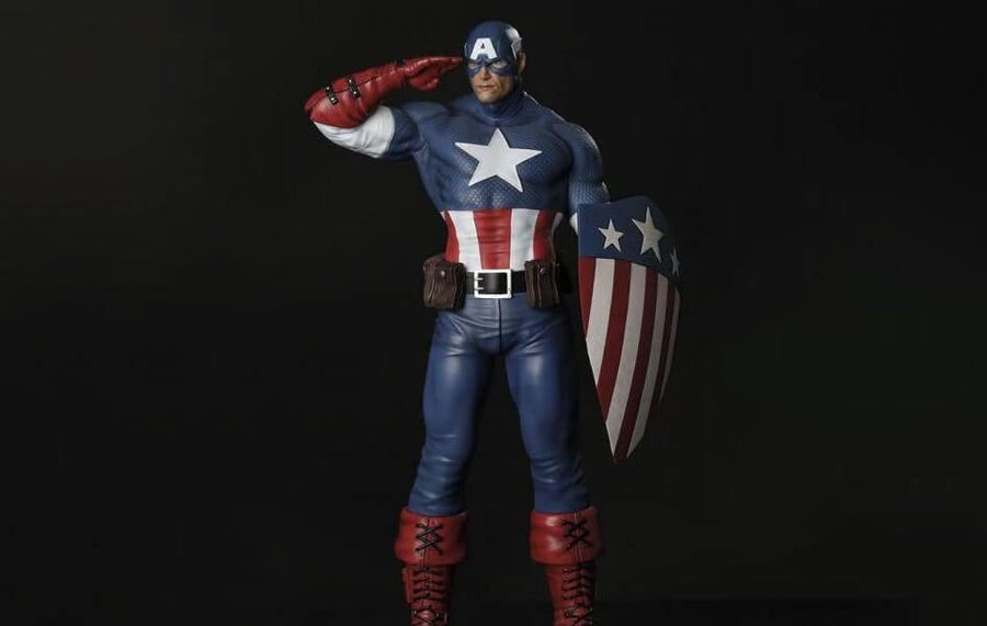 Captain America Sentinel Of Liberty  Statue
