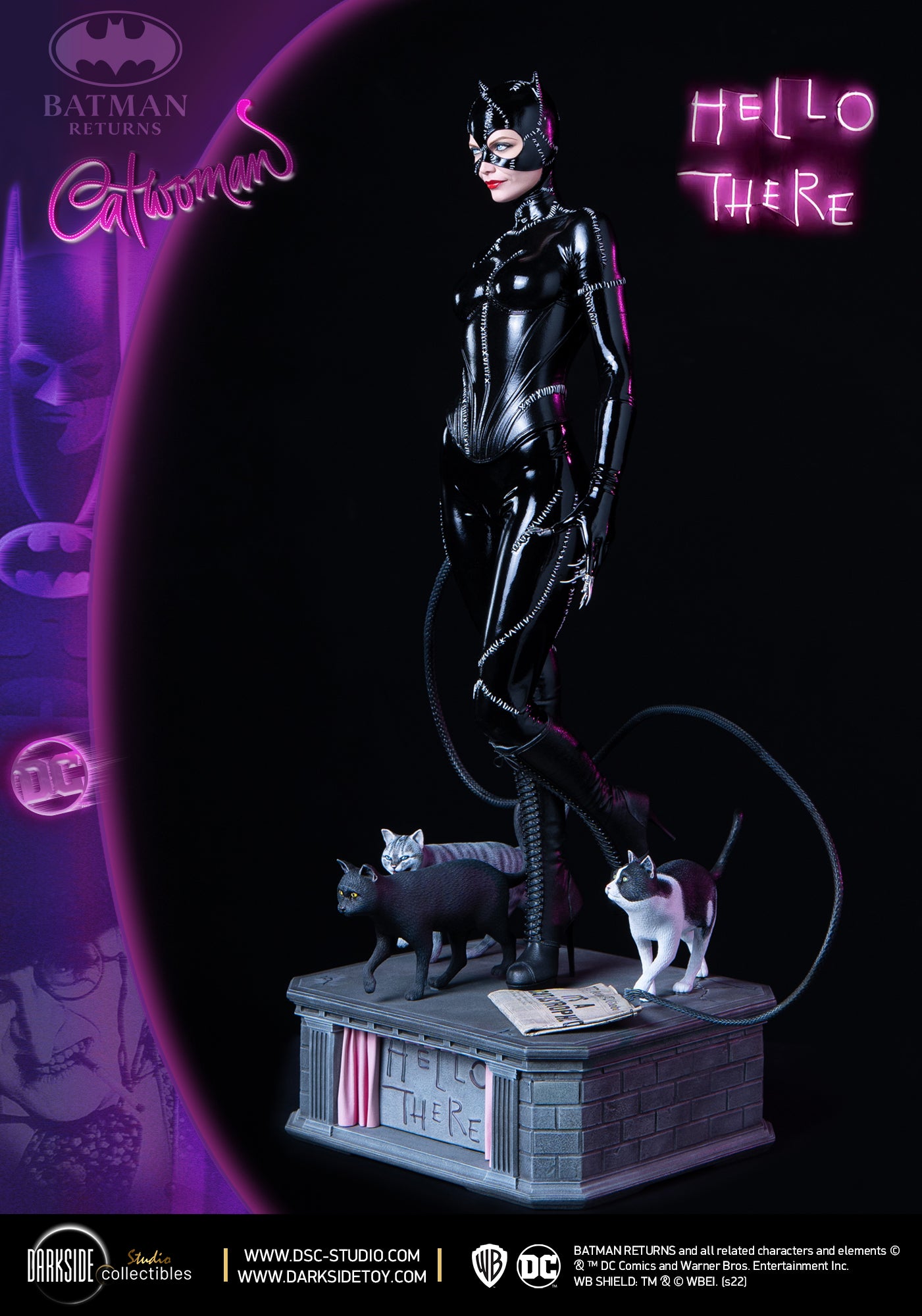 Figurine Neca - Batman Le Défi - 1/4 Catwoman (michelle Pfeiffer) 45 Cm - DC COMICS Figurine Neca - Batman Le Défi - 1/4 Catwoman (michelle Pfeiffer) 45 Cm - DC COMICS