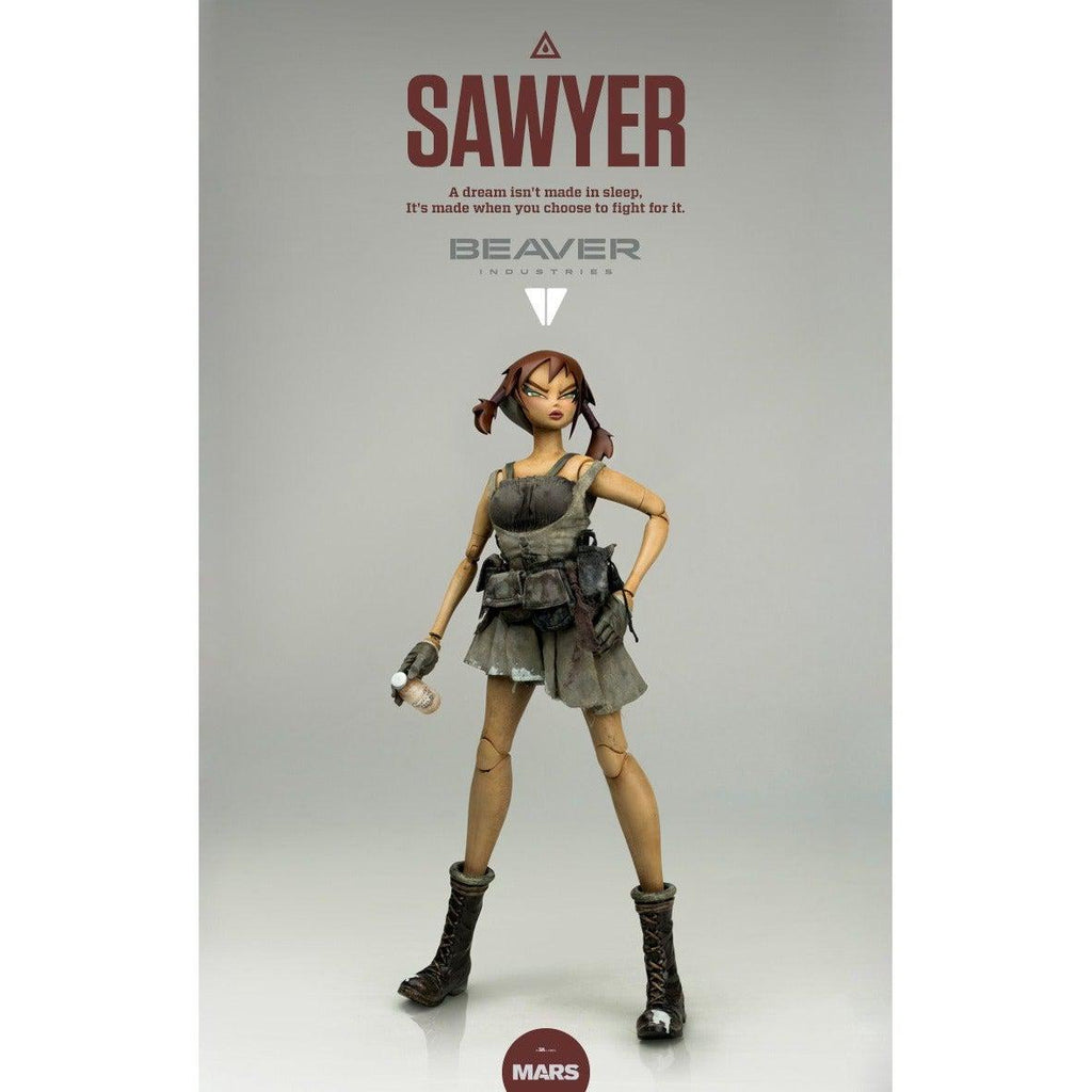 その他 threeA BEAVER INDUSTRIES SAWYER ThreeA 3a Toys 1/6 Scale Milky Bot Beaver Industries Sawyer