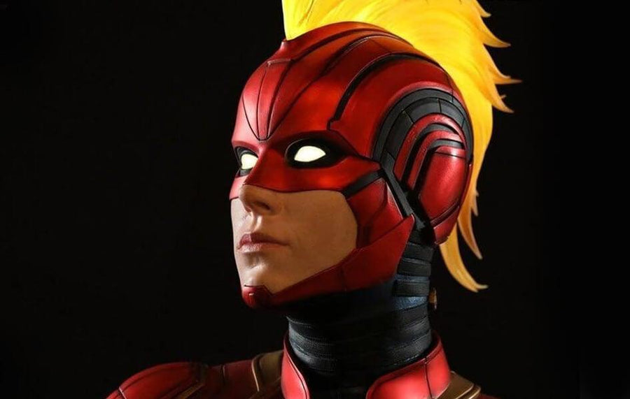 Captain Marvel 1:1 Scale Lifesize Bust