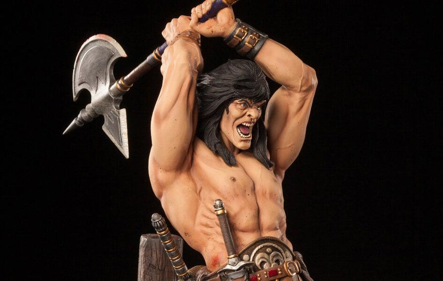 CONAN: The Sacrifice Statue & Snake Diorama with Slave Girl SET by ARH Studios