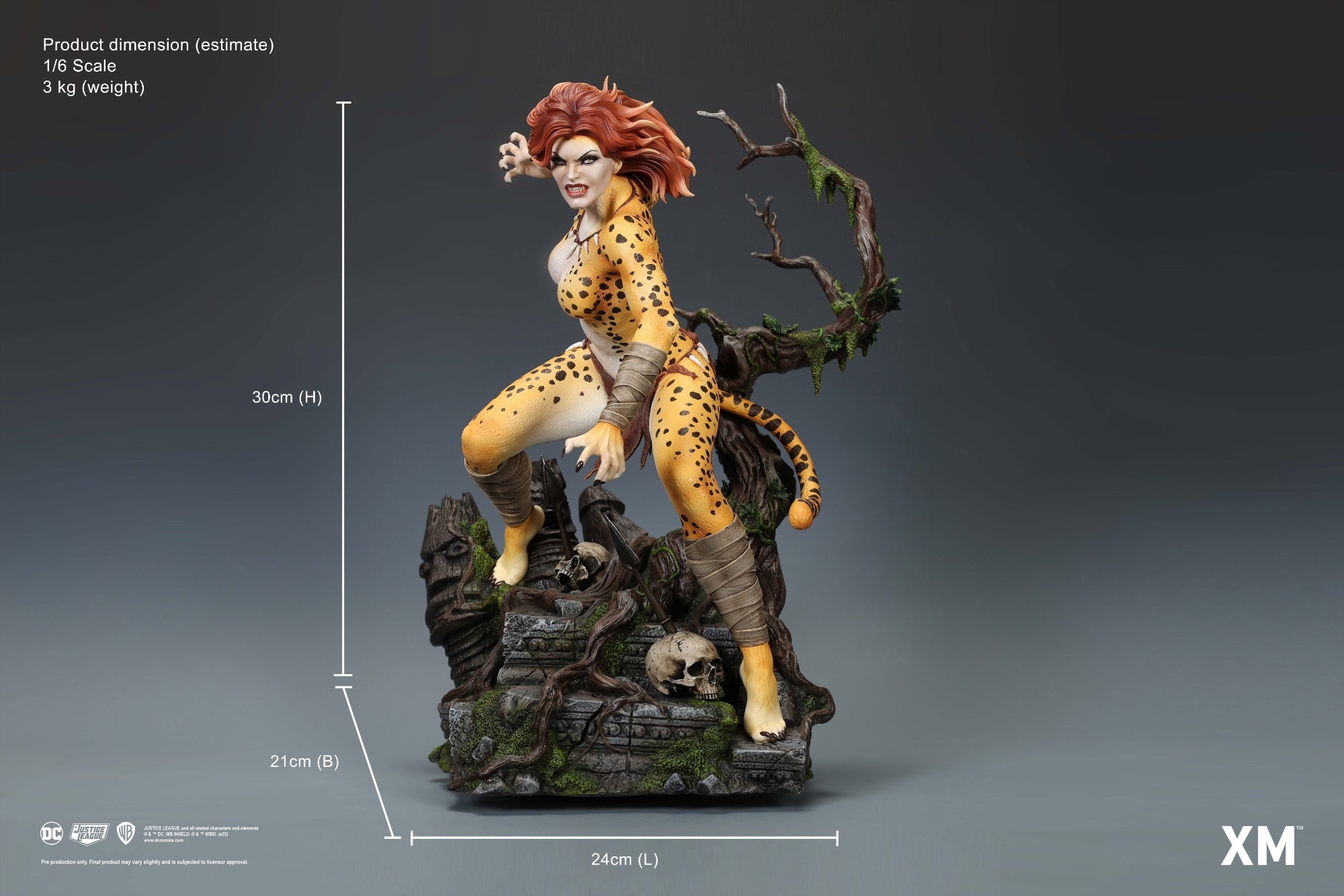 Cheetah 1/6 Scale Statue