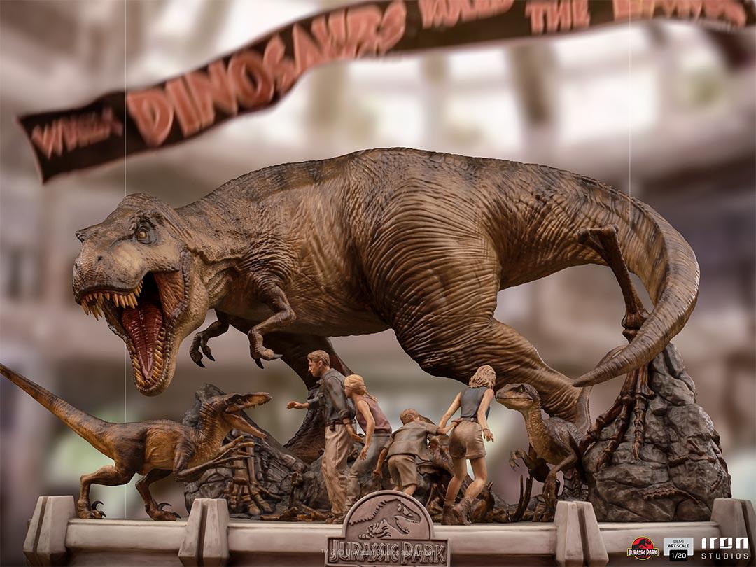 Jurassic Park - The Final Scene Demi Art Scale 1/20