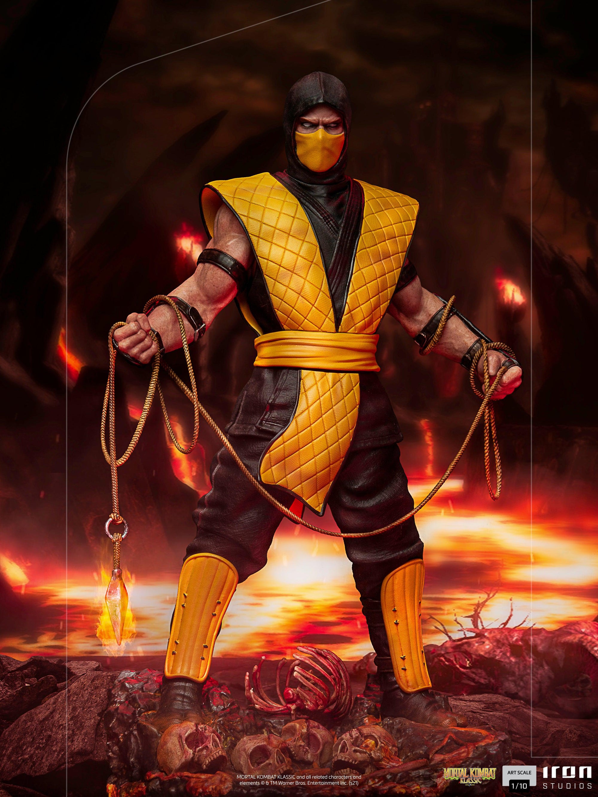 Mortal Kombat Scorpion Art Scale 1/10