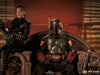 The Mandalorian - Boba Fett and Fennec Shand on Throne Deluxe Art Scale 1/10