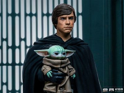 Luke Skywalker, R2-D2 and Grogu Legacy Replica 1/4 Scale Statue