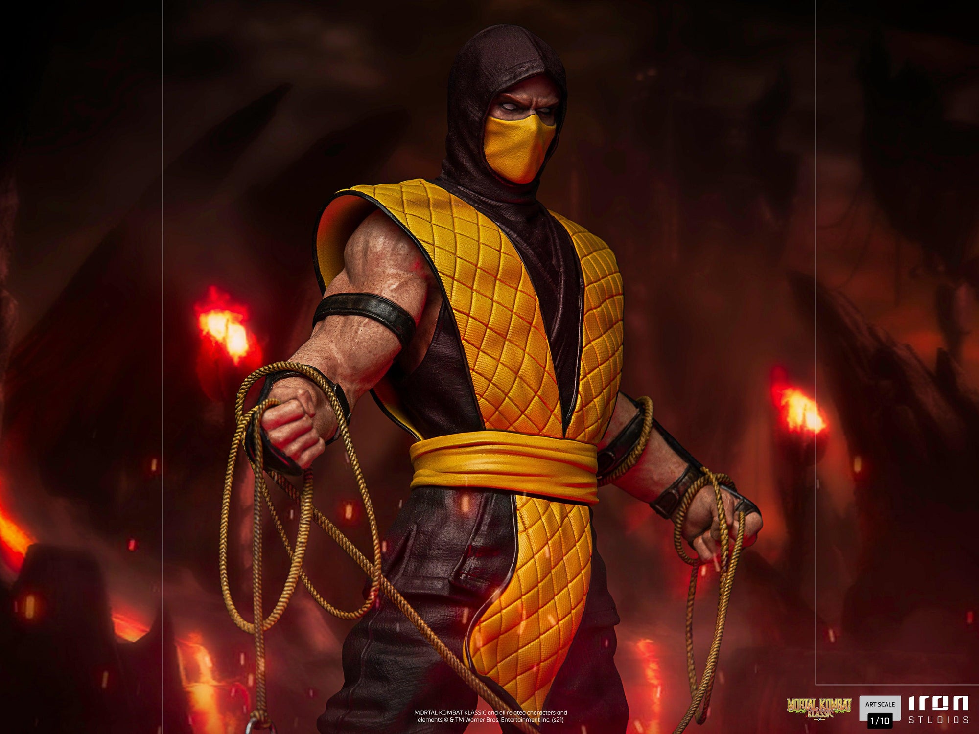 Mortal Kombat Scorpion Art Scale 1/10