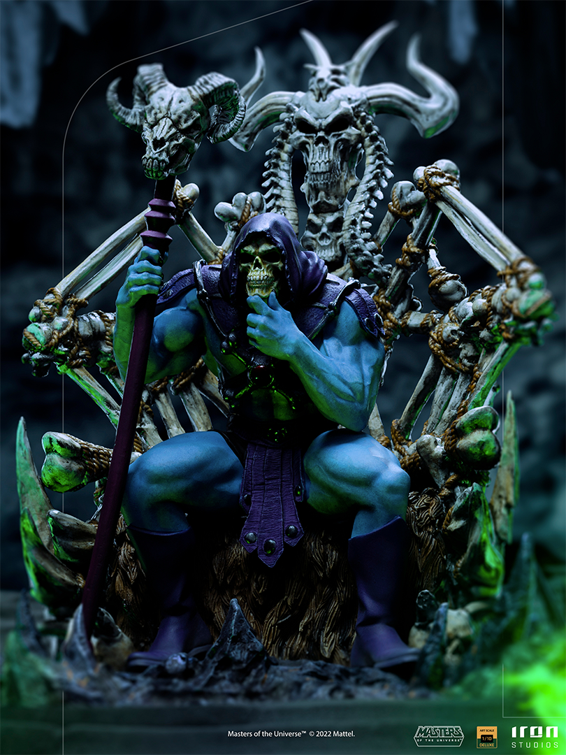 Skeletor on Throne Deluxe Art Scale 1/10