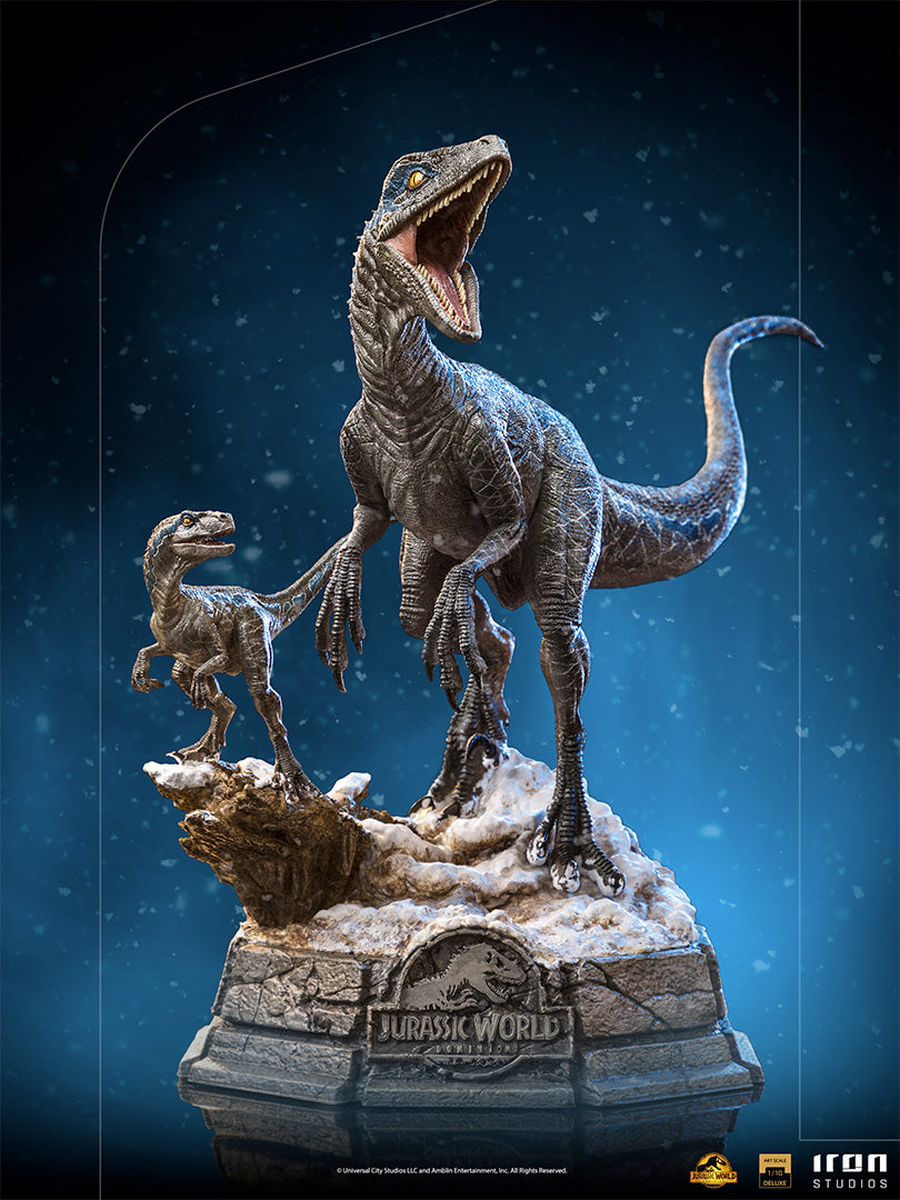 JURASSIC WORLD - Blue et Beta - Statuette Art Scale Deluxe 1/10 : : Figurine Iron Studios Jurassic Park JURASSIC WORLD - Blue et Beta - Statuette Art Scale Deluxe 1/10 : : Figurine Iron Studios Jurassic Park