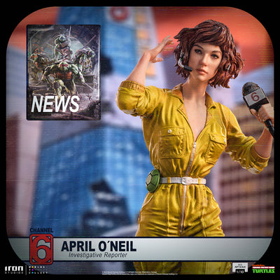 TMNT - April O'Neil Art Scale 1/10