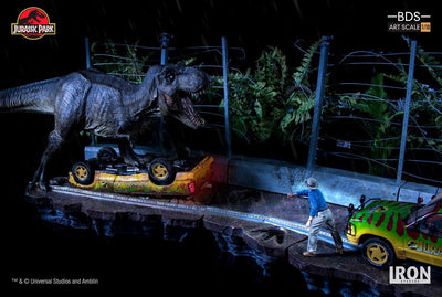 Jurassic Park - T-Rex Attack (Set A + Set B) BDS Art Scale 1/10