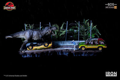 Jurassic Park - T-Rex Attack (Set A + Set B) BDS Art Scale 1/10