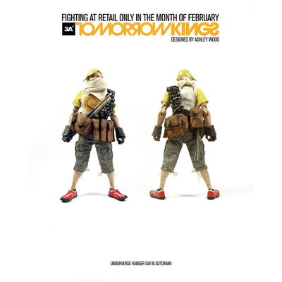 Tomorrow Kings Underverse Ranger TK DAI NI SUTORAIKI (Yellow) 1/6 Scale Figure by 3A