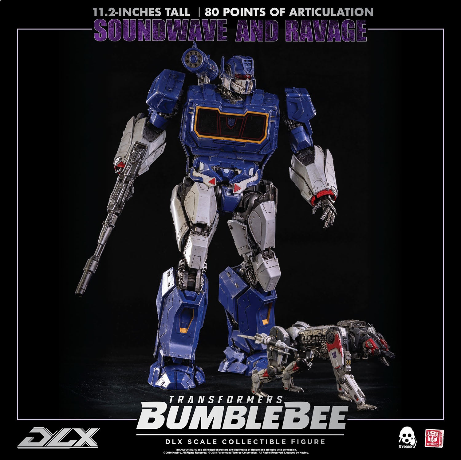 Transformers Bumblebee - Soundwave and Ravage DLX Figure