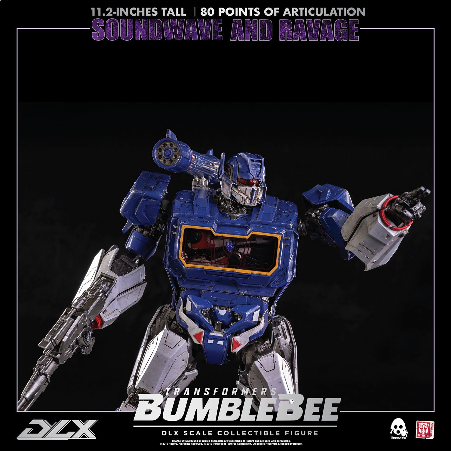 Transformers Bumblebee - Soundwave and Ravage DLX Figure