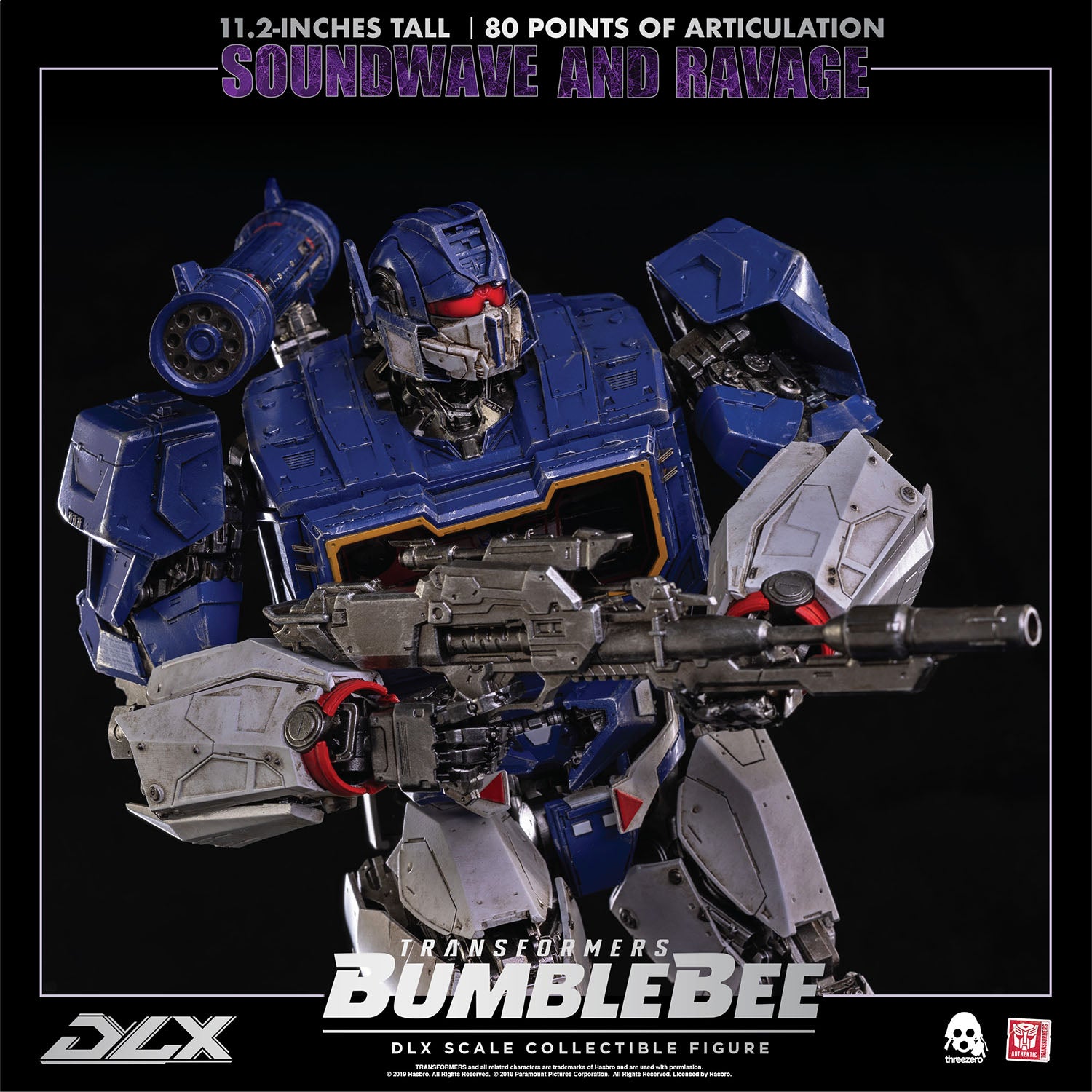 Transformers Bumblebee - Soundwave and Ravage DLX Figure