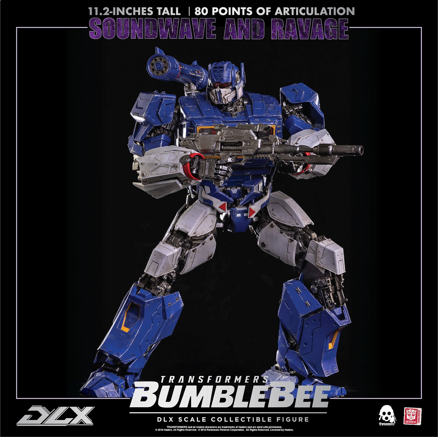 Transformers Bumblebee - Soundwave and Ravage DLX Figure