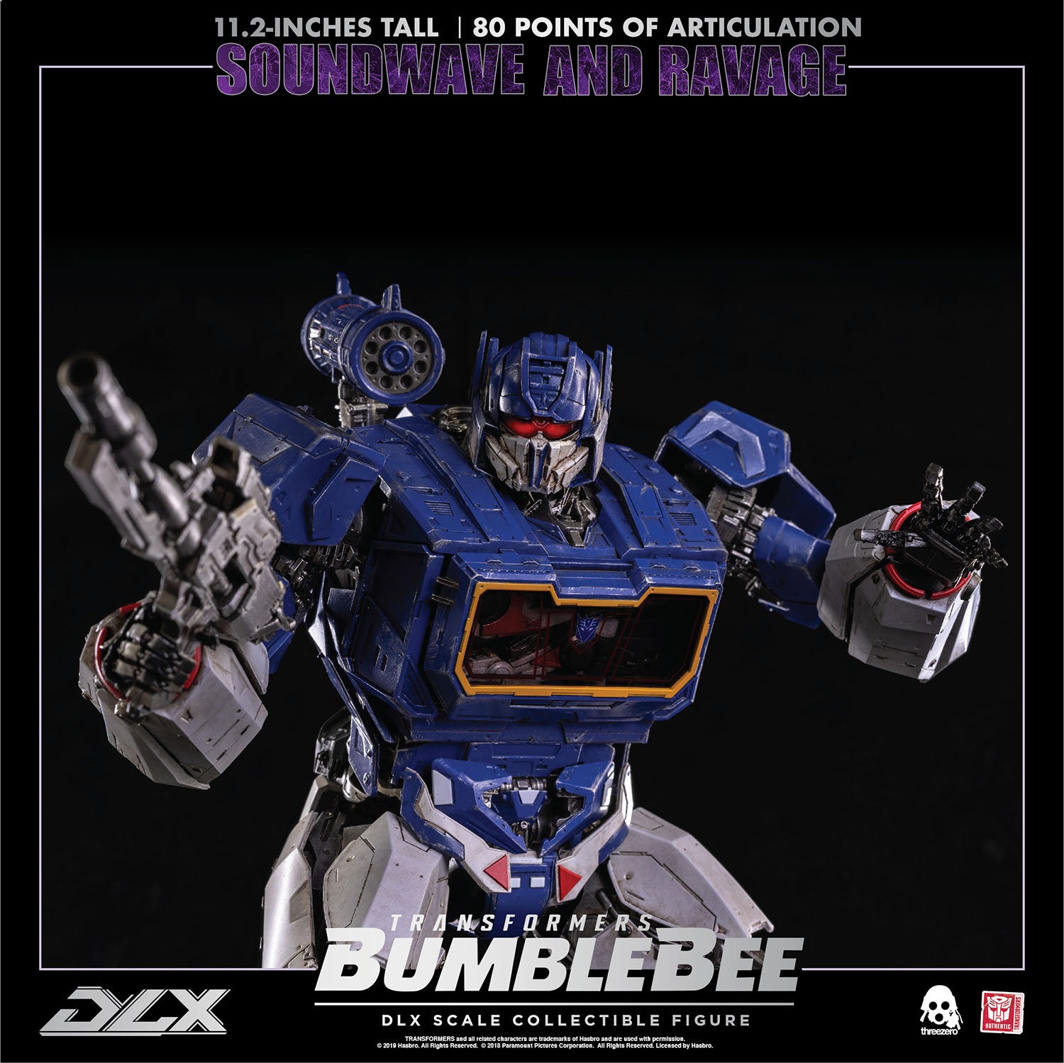 Transformers Bumblebee - Soundwave and Ravage DLX Figure