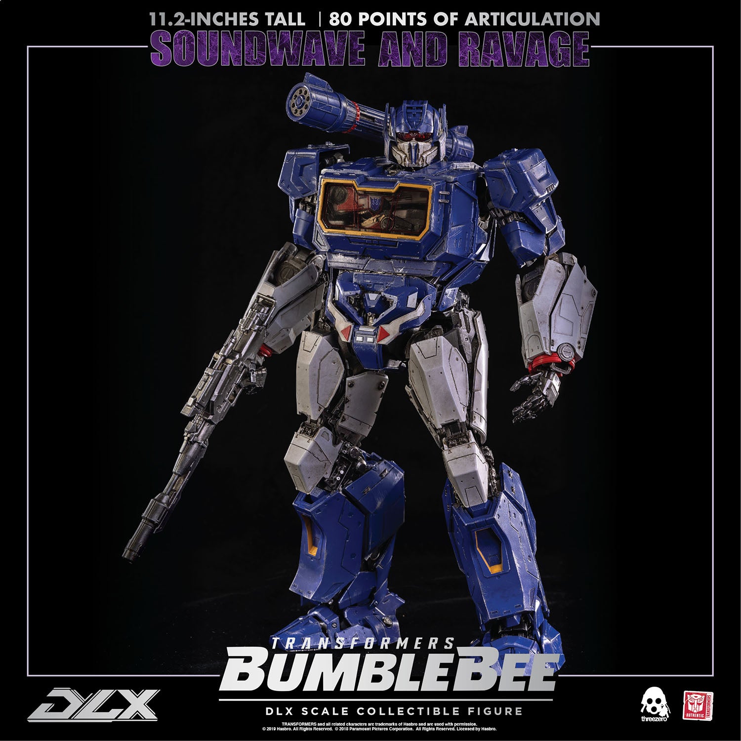 Transformers Bumblebee - Soundwave and Ravage DLX Figure