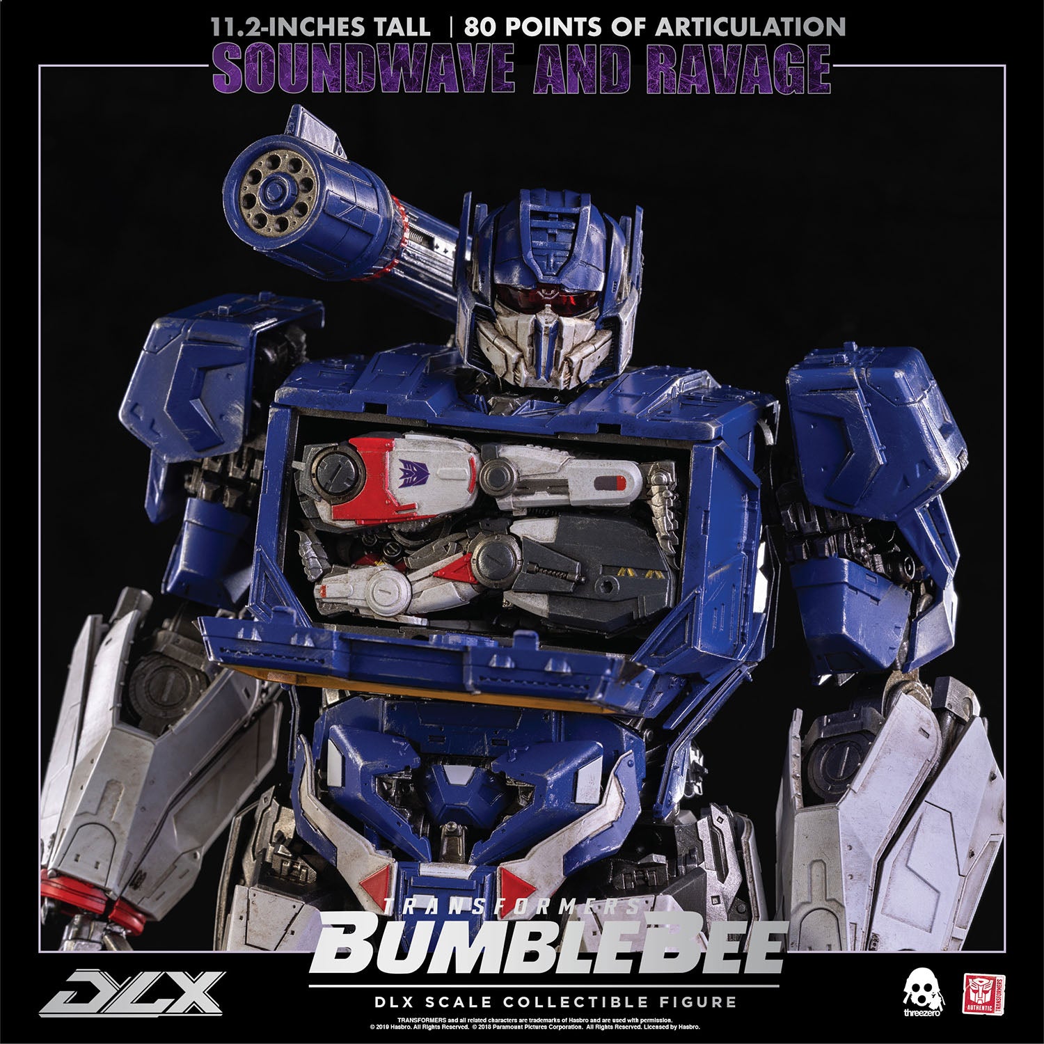 Transformers Bumblebee - Soundwave and Ravage DLX Figure