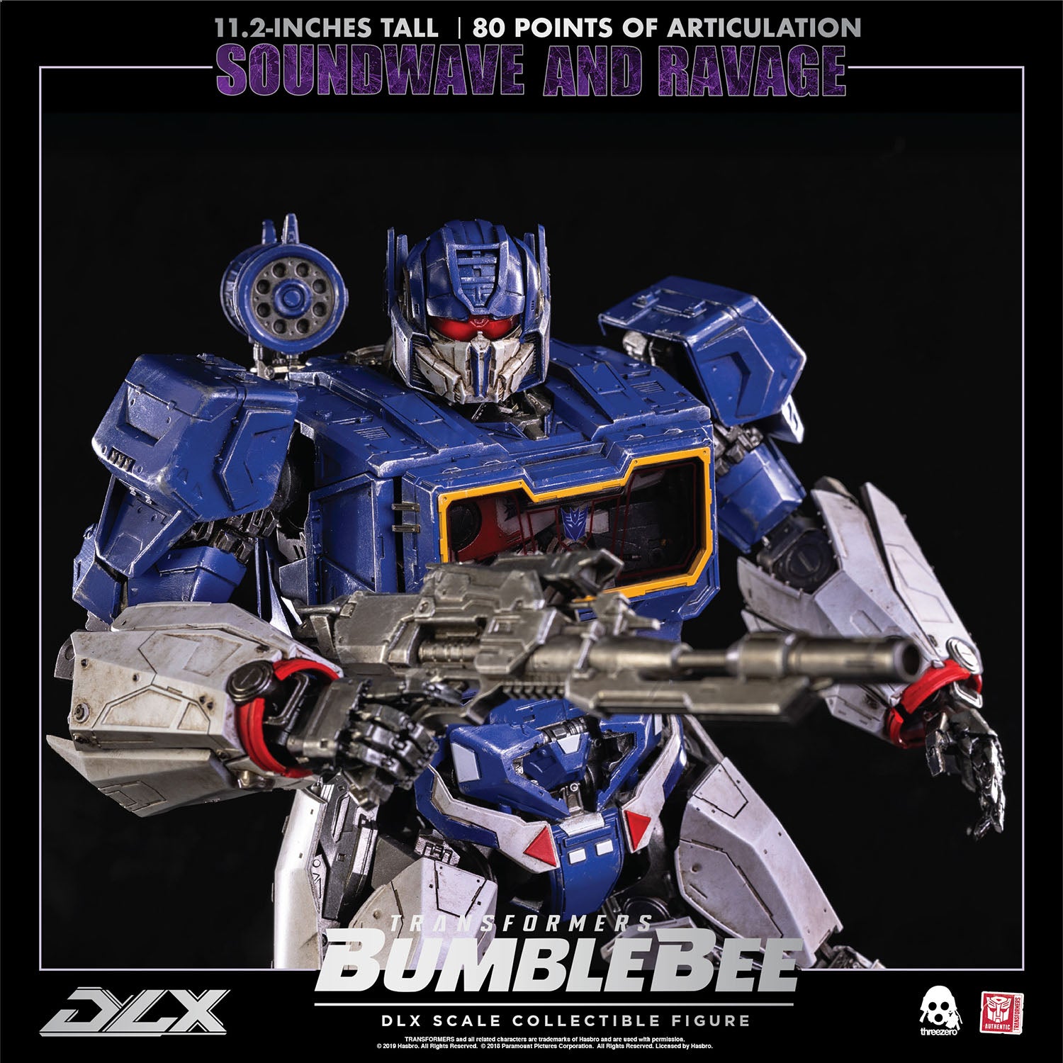 Transformers Bumblebee - Soundwave and Ravage DLX Figure