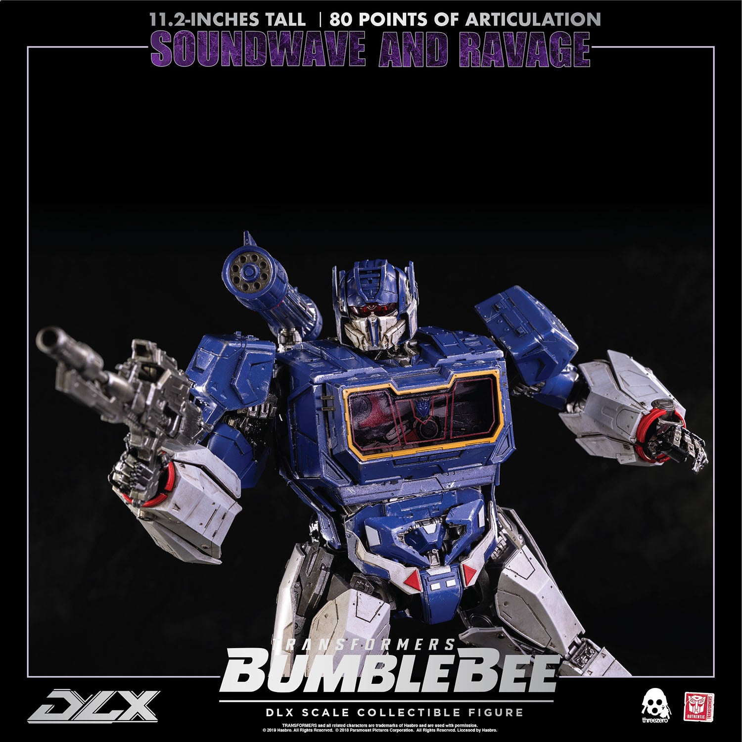 Transformers Bumblebee - Soundwave and Ravage DLX Figure