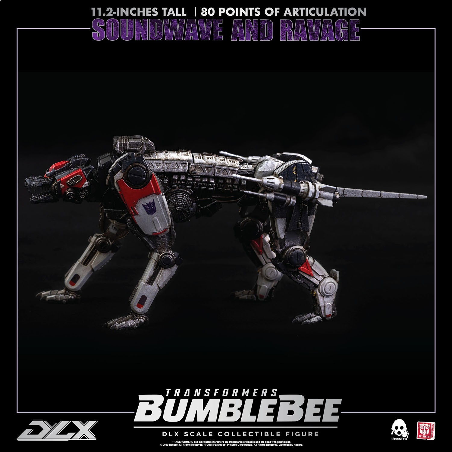 Transformers Bumblebee - Soundwave and Ravage DLX Figure