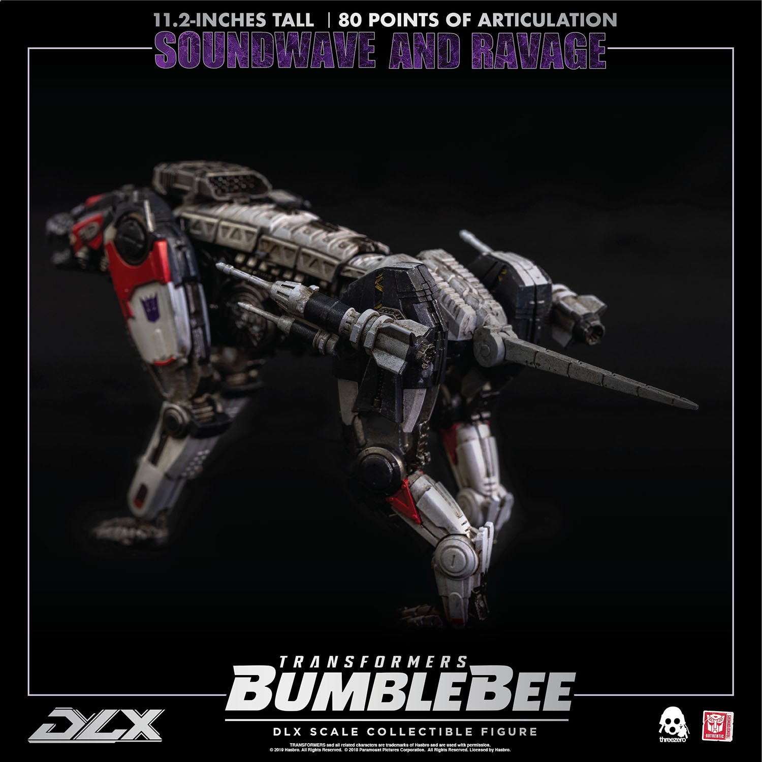 Transformers Soundwave and Ravage フィギュア Transformers Soundwave & Ravage DLX Collectible Figure by