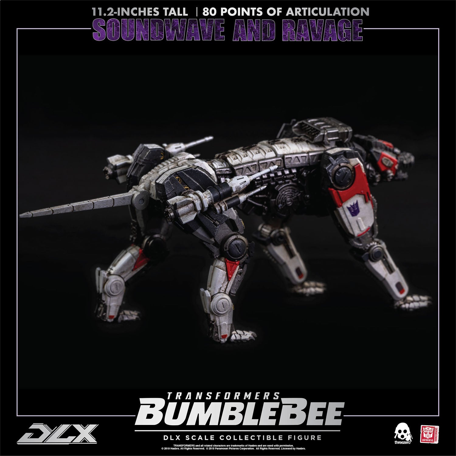 Transformers Bumblebee - Soundwave and Ravage DLX Figure