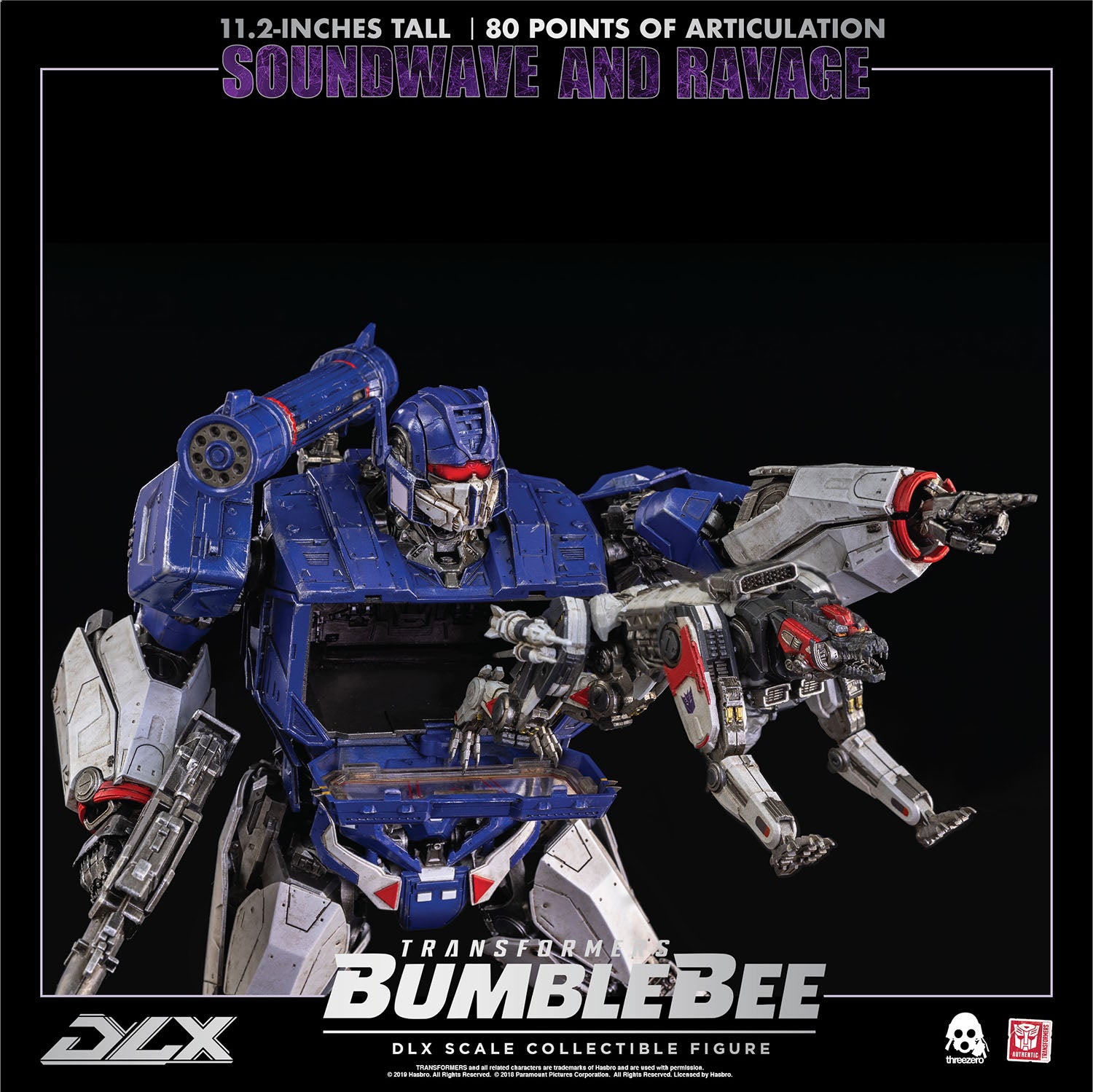 Transformers Bumblebee - Soundwave and Ravage DLX Figure
