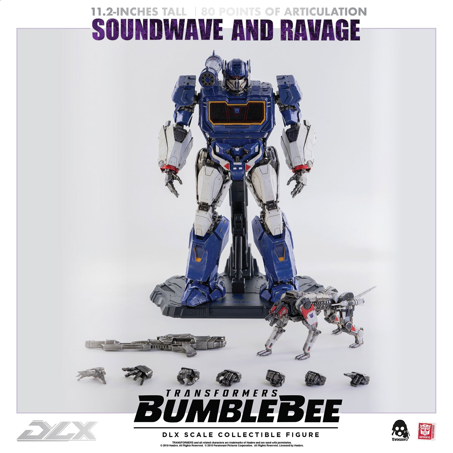 Transformers Bumblebee - Soundwave and Ravage DLX Figure