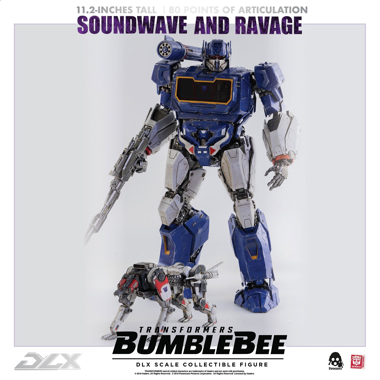 Transformers Bumblebee - Soundwave and Ravage DLX Figure