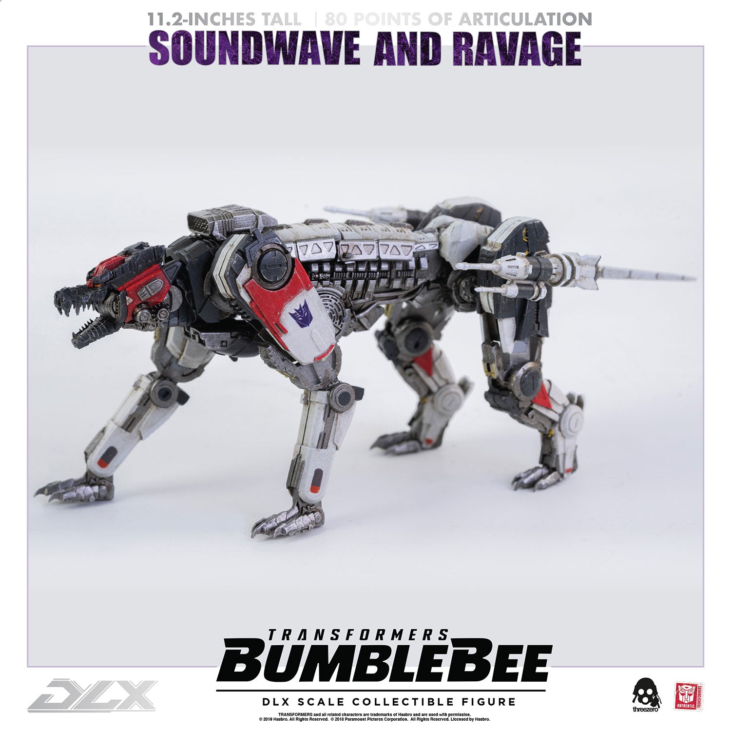 HASBRO X THREEZERO TransformsBumblebee Soundwave and Ravage
