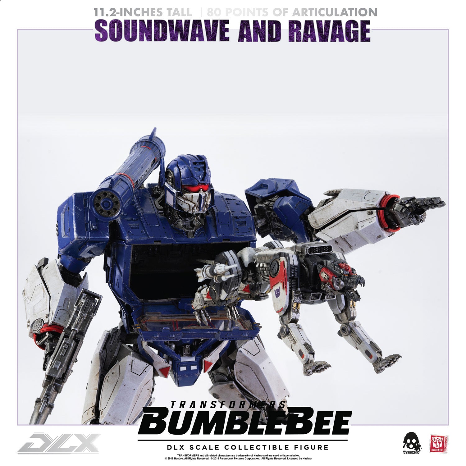 Transformers Bumblebee - Soundwave and Ravage DLX Figure