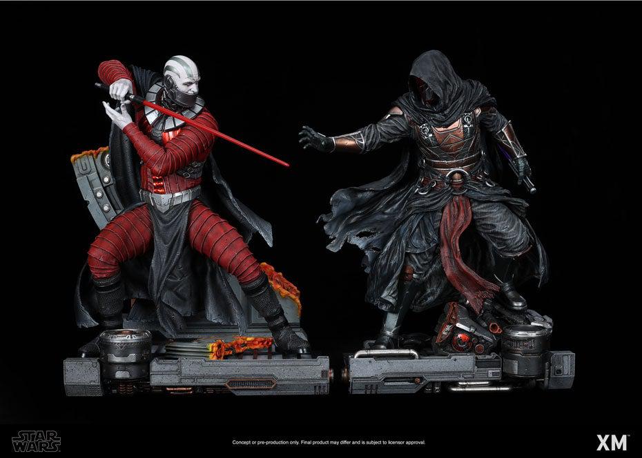 Darth Malak and Darth Revan 1/4 Scale Statue Set
