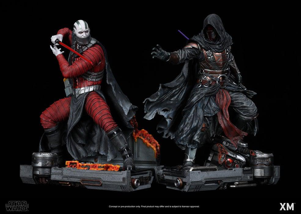 Darth Malak and Darth Revan 1/4 Scale Statue Set