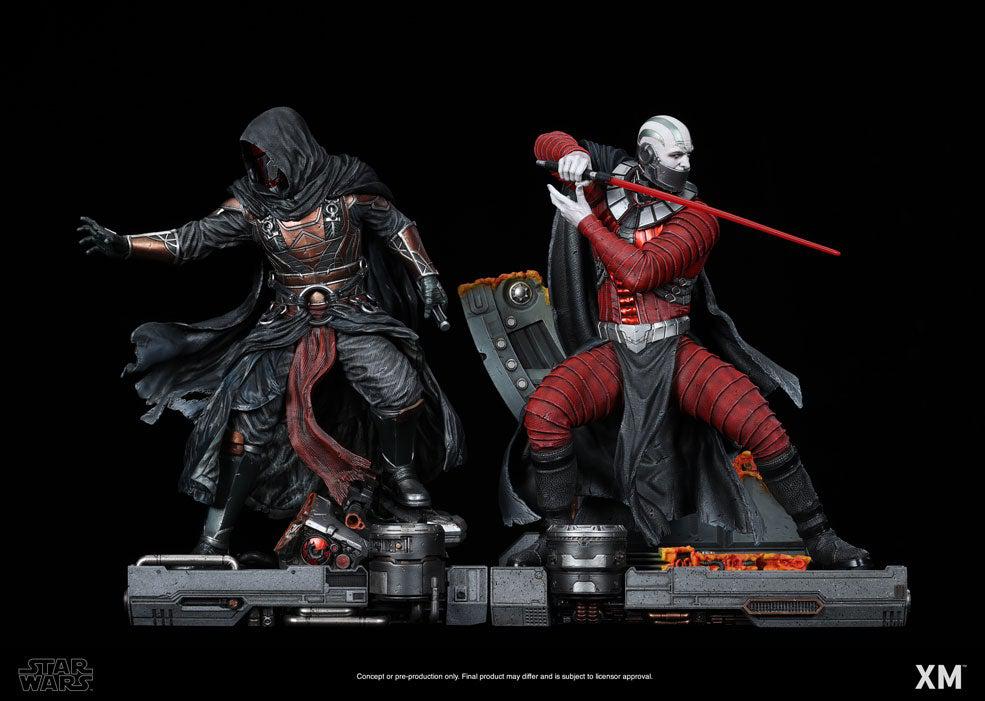 Darth Malak and Darth Revan 1/4 Scale Statue Set
