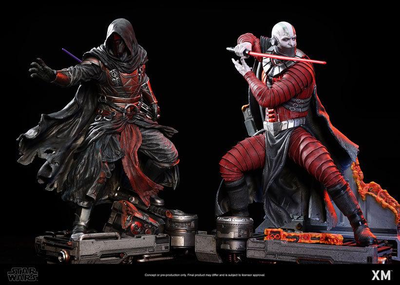 Darth Malak and Darth Revan 1 4 Scale Statue Set Spec Fiction Shop