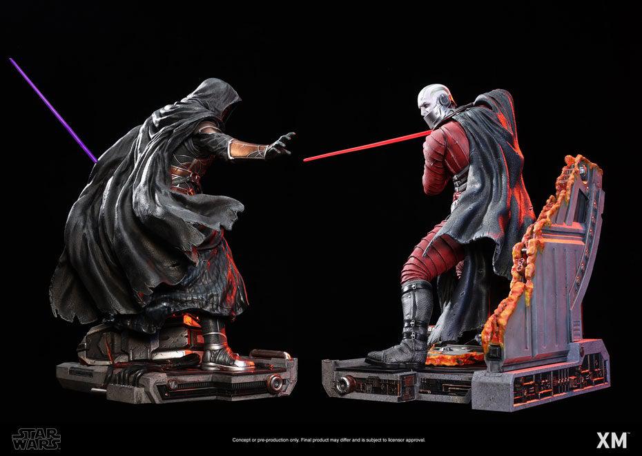 Darth Malak and Darth Revan 1/4 Scale Statue Set