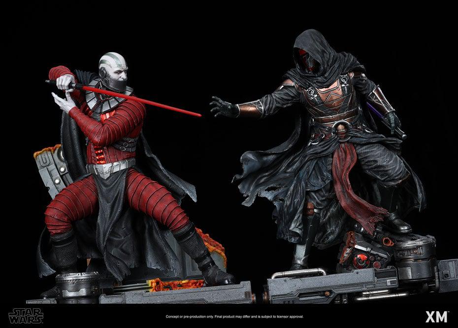 Darth Malak and Darth Revan 1/4 Scale Statue Set