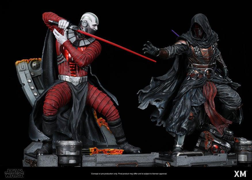 Darth Malak and Darth Revan 1/4 Scale Statue Set