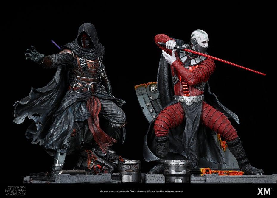 Darth Malak and Darth Revan 1/4 Scale Statue Set